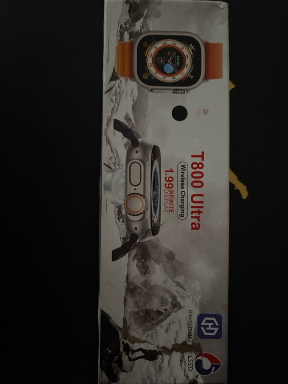 T800 Ultra Smartwatch - Orange Strap